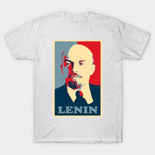 lenin, Obama Hope Poster T-Shirt